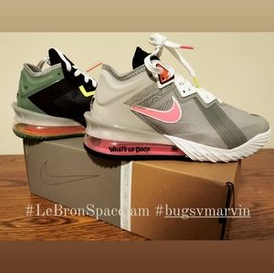 Nike Lebron 18 Low Bugs Vs Marvin Space Jam